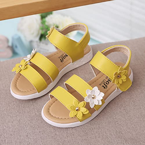 Baby Girls Sandals Open Toe Flat Toddler Kids Flower Rubber Sole Non-Slip Sandals Summer Beach Pool Sports Sandals2