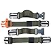 Amlrt HDHYK 2 Pack Backpack Chest Strap- Nylon -Suitable for Webbing on The Backpack up to1in.(Army Green)