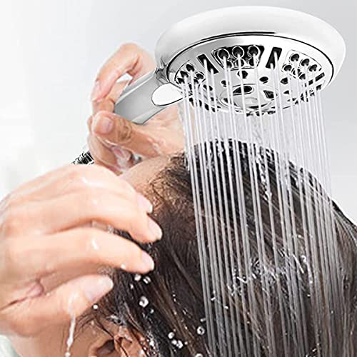 Atcuji 9 Functions Handheld Shower Head Set High Pressure Shower Head High Flow Hand Held Showerhead Set With 60 Inch Hose Bracket Teflon Tape Washer #TOP5