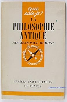 Paperback Philosophie antique (la) [French] Book