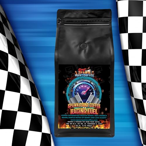 Spawn Point Coffee Racing Fuel café en grano 16oz miniatura 7