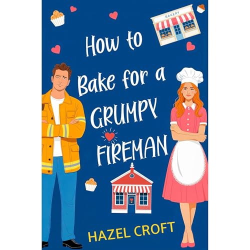 How to Bake for a Grumpy Fireman Audiolibro Por Hazel Croft arte de portada