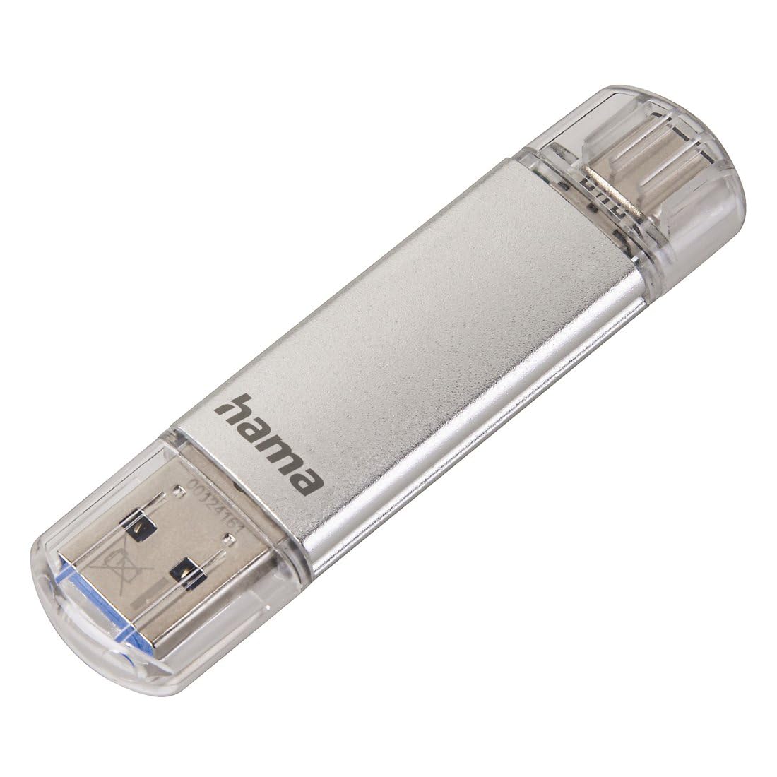 Hama – Flashpen “C-Laeta”, USB Type-C 3.1 - USB 3.0, 256 GB, 70 MB/s, silver