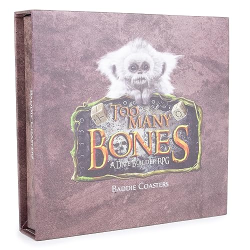 Chip Theory Games Too Many Bones Chip Coasters: Baddies – Premium Coasters for Protection and Style