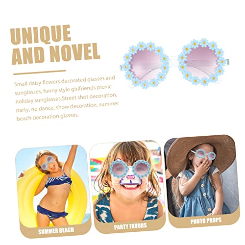 BESPORTBLE Cool Boys and Girls Sunglasses Bulk Pack Boy Girl Flower Decor Party Dress Sunglasses4