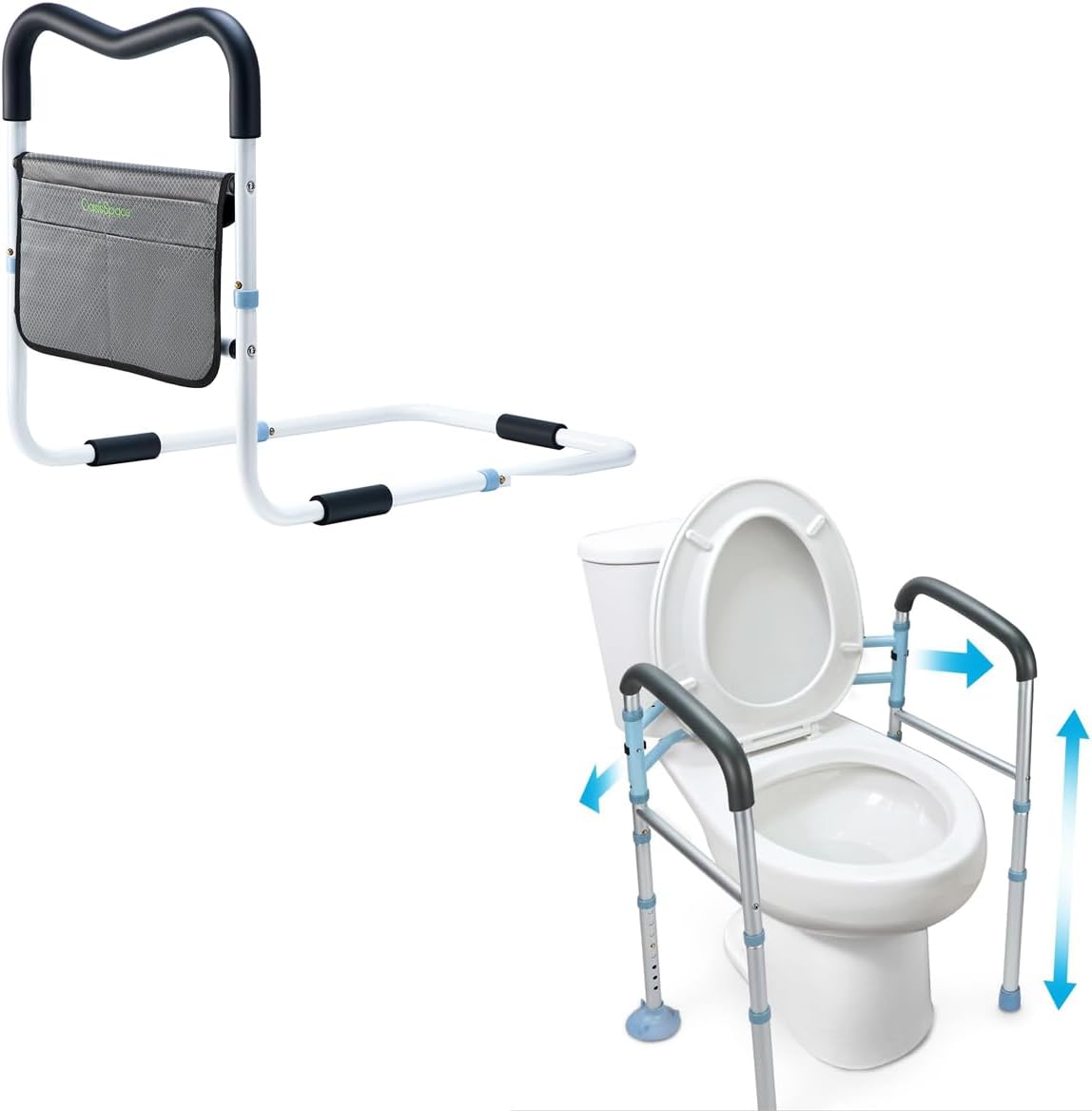 OasisSpace Bed Rail for Seniors, Medical Bed Assist Bar