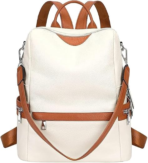 Pagwin Leather Backpack for Women Elegant Backpack Purse Ladies Leather Shoulder Fitting Gift for Sister, Mother Bhabhi Bi...