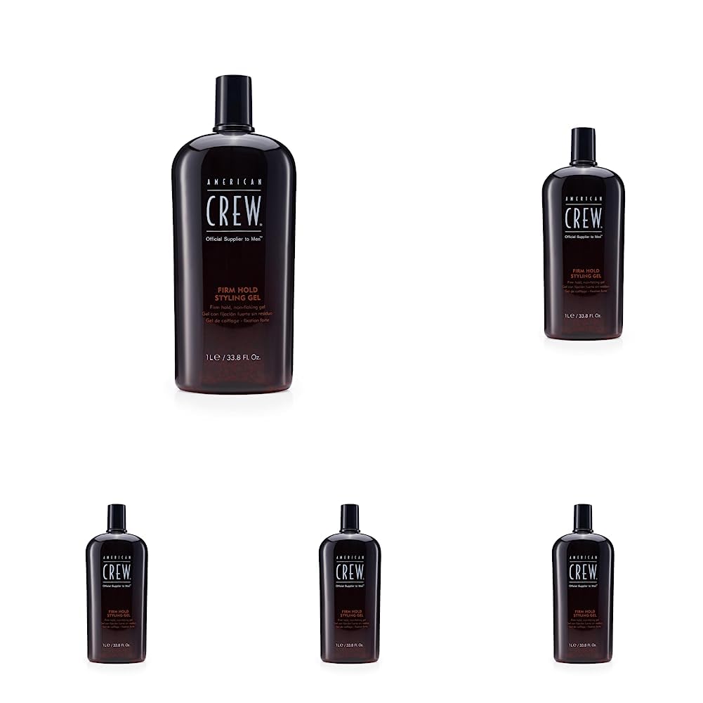 AMERICAN CREW Men's Hair Gel, Firm Hold, NonFlaking