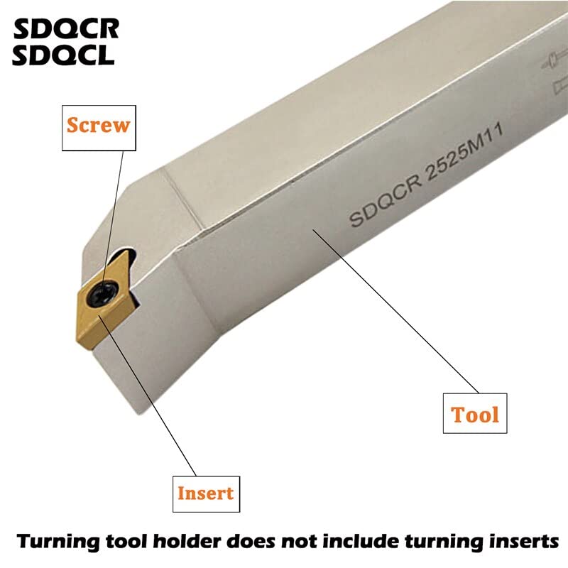 Herramienta de Torneado para Torno SDQCR1010H07-R miniatura 3