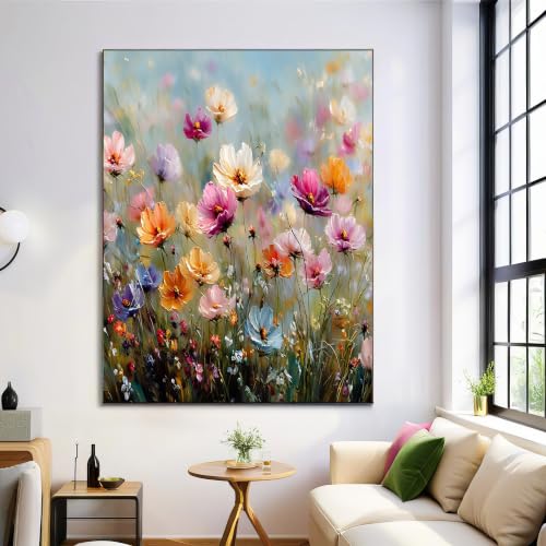 Impression sur toile moderne 80x120cm tableau décoration murale plantes