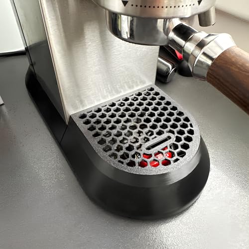 Miniatura 4 de Ricreo Bandeja De Goteo Compatible Con Delonghi Dedica Style Ec685 Bandeja Antigoteo Diseño De Panal Para Máquina Portafiltro Compatible Con De Longhi Dedica Mejora La Limpieza