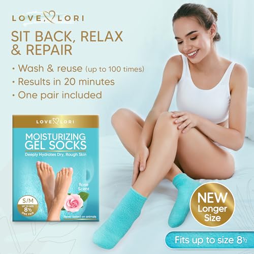 Moisturizing Socks & Gel Socks for Dry Cracked Feet - Image 4