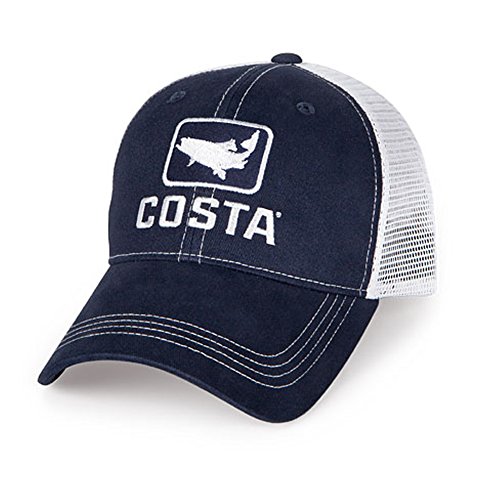 Costa Del Mar - Trout Trucker Hat - Navy / White - Extra Large