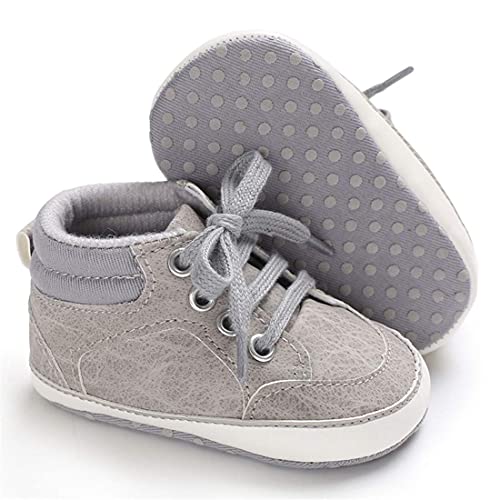 Cencirily Baby Boys Girls High Top Sneakers Soft Soles Anti Skid Infant Ankle Shoes Toddler Prewalker First Walking Crib Shoes #TOP3