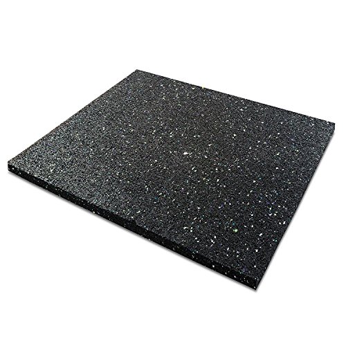casa pura Anti-Vibration Pad | Rubber Vibration Isolator Mat | Matting for Washing Machines, Washers, Dryers and Appliances | Available in 2 Sizes | 24x24x0.8