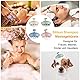 【Phantasy】Kopfhaut Massagebürste, Shampoo Silikon Haarbürste für Peeling und Kopfmassage verwendet werden, um die Durchblutung der Kopfhaut zu verbessern, Weizenstroh Rosa