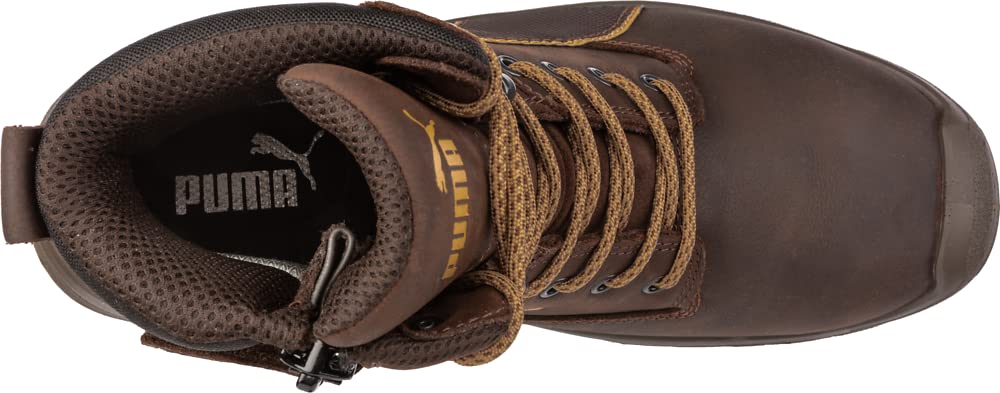 PUMA Męskie buty przemysłowe Conquest Brown Soft Toe, Brązowy, 44.5 EU