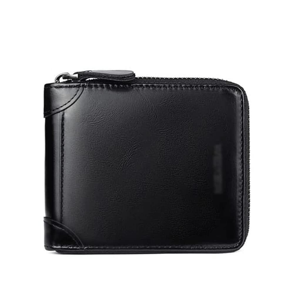 Amazon.com: VNABO Leather Wallet Pu Leather Zipper Wallet Large