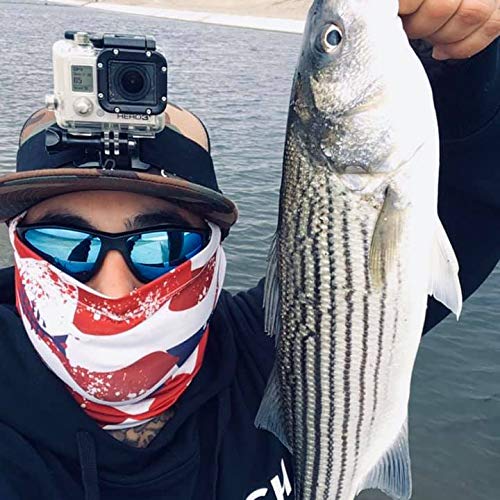 Image of BASSDASH UPF 50+ UV Sun Protection Neck Gaiter Fishing Mask Hunting Kayaking Hiking Cycling Ski Sports