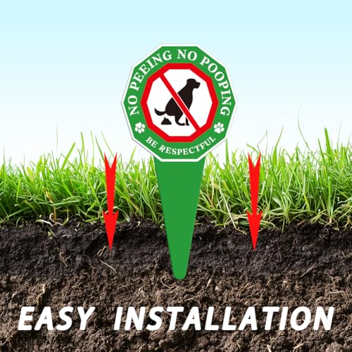 Panneau de déjections canines pour préserver la propreté du jardin - 3