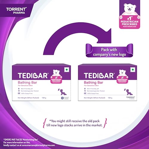 Image of Tedibar Moisturising Baby Bathing Bar 100g