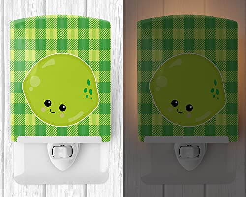 Lámpara de noche de cerámica con diseño multicolor miniatura 2