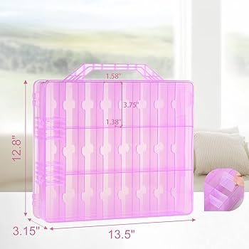 ネイルボックス Amazon | 大容量 ネイル 収納 48ボトル用 ケース ジェルネイル