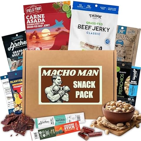 Macho Man Snack Pack Jerky by Goodland Farms Cover