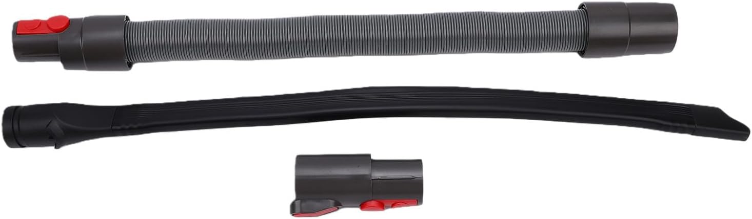 POCREATION Flexible Vacuum Crevice Tool Kit with 32mm 35mm Hose Fit for Tight Corners Furniture Gaps Vents