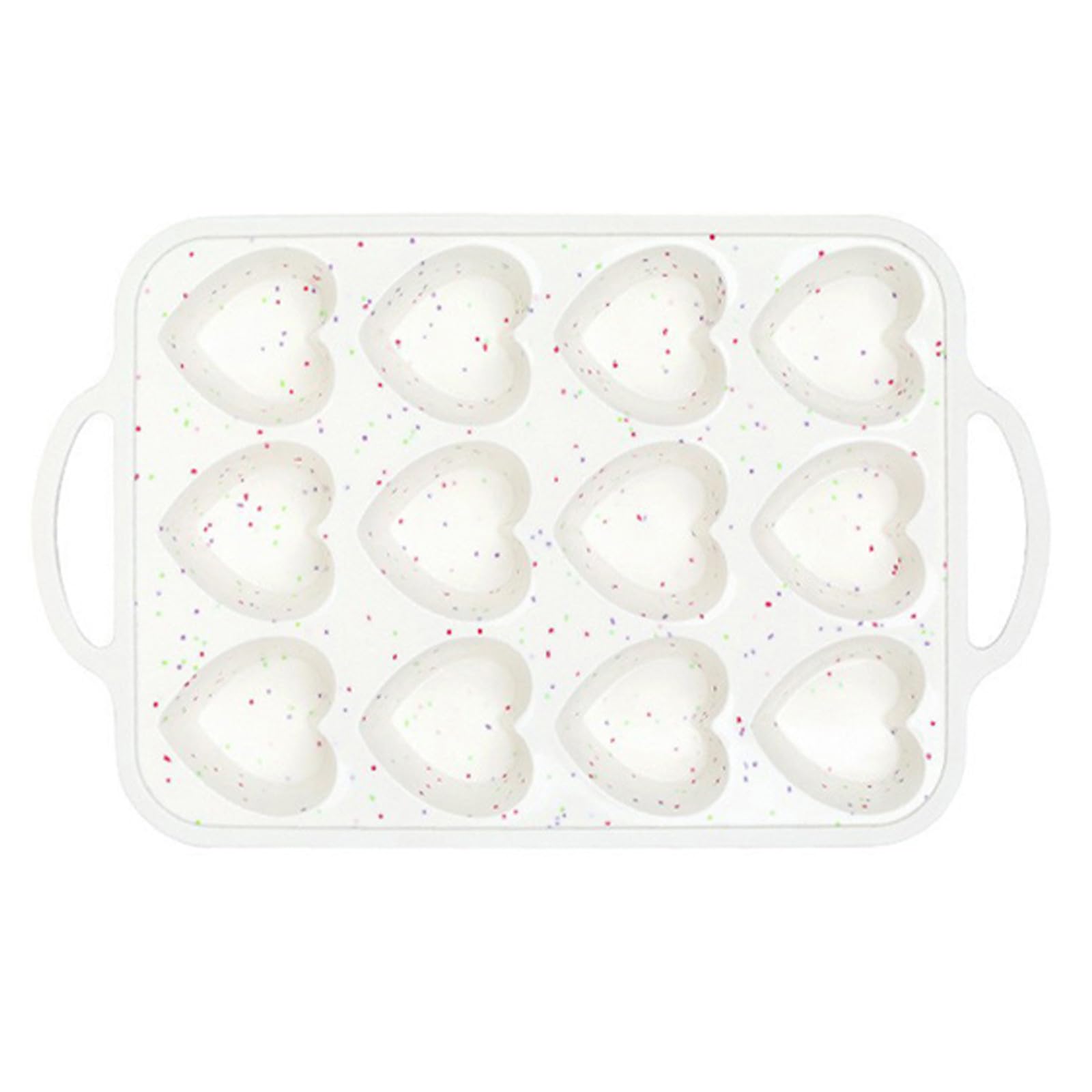 Molde en forma de corazón para cupcakes románticos en bodas y fiestas