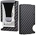 TougherGun Aluminum Slim Minimalist Front Pocket Wallet Credit Card Case Holder RFID Blocking (carbon fiber black)