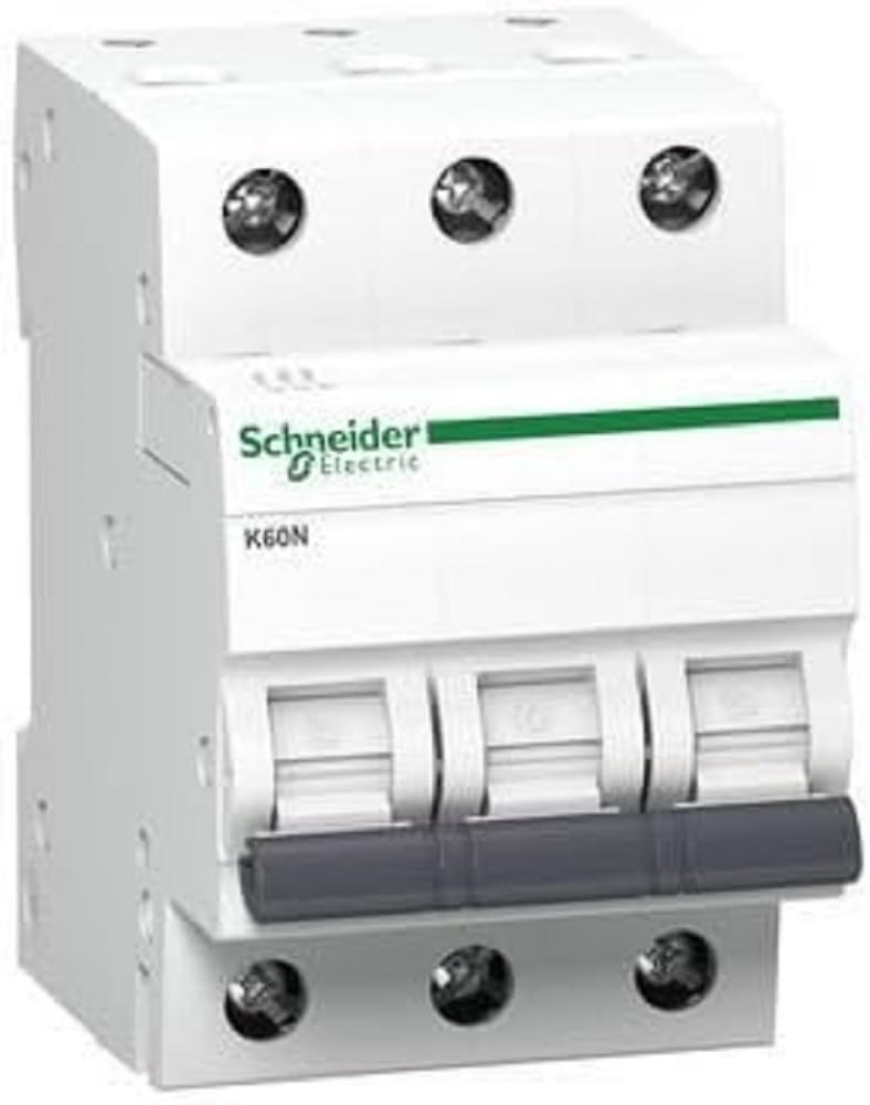 Schneider A9K02320 Circuit Breaker K60N 3P, 20A, C Characteristics, 6kA