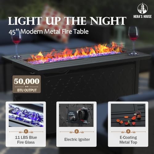 HERAS-HOUSE-6-Pieces-Patio-Furniture-Set-with-Fire-Pit-Table-2-x-Swivel-Chair-2-x-Ottoman-3-Seat-Sofa-with-45-Fire-Pit-Table-Outdoor-Conversation-Set-for-Garden-Poolside-Backyard-Pacific-Blue