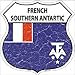SMART BLONDE French Southern Antartic Flag Highway Shield Metal Sign HS-253