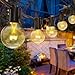 Produktbild VIFLYKOO Lichterkette Außen, 25+4 G40 Lichterkette Glühbirnen Aussen, IP44 Wasserdicht Outdoor Lichterkette Strom für Dekoration Balkon, Garten, Terrasse, Party, Hochzeit - Warmweiß