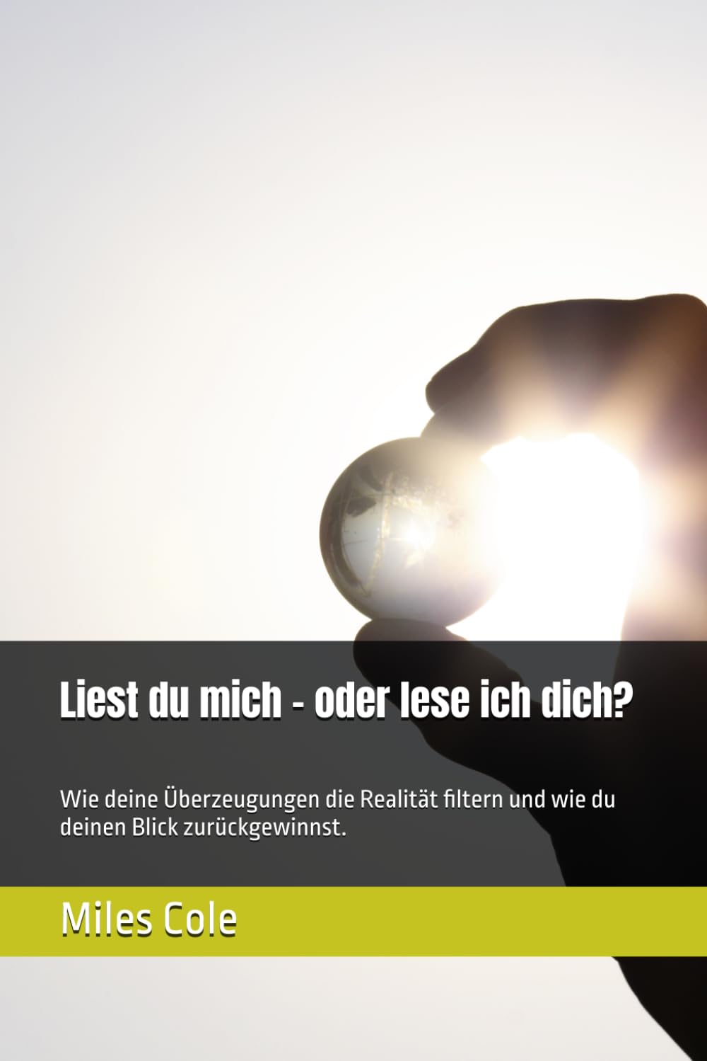 Liest du mich – oder lese ich dich?: Wie deine Überzeugungen die Realität filtern und wie du deinen Blick zurückgewinnst.