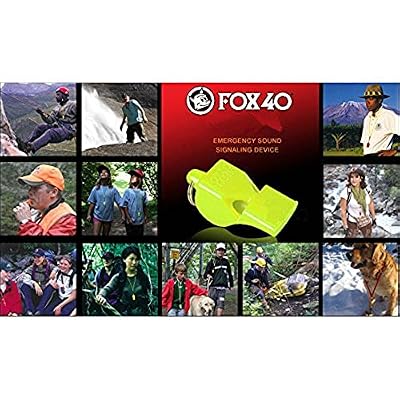 Fox 40 Classic CMG Pealess Safety Whistle, 115 dB, Purple, Lanyard