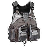 Bassdash(バスダッシュ) フライフィッシングベスト フィッシングベスト 渓流 釣りベスト メンズ アウトドアベスト フリーサイズ