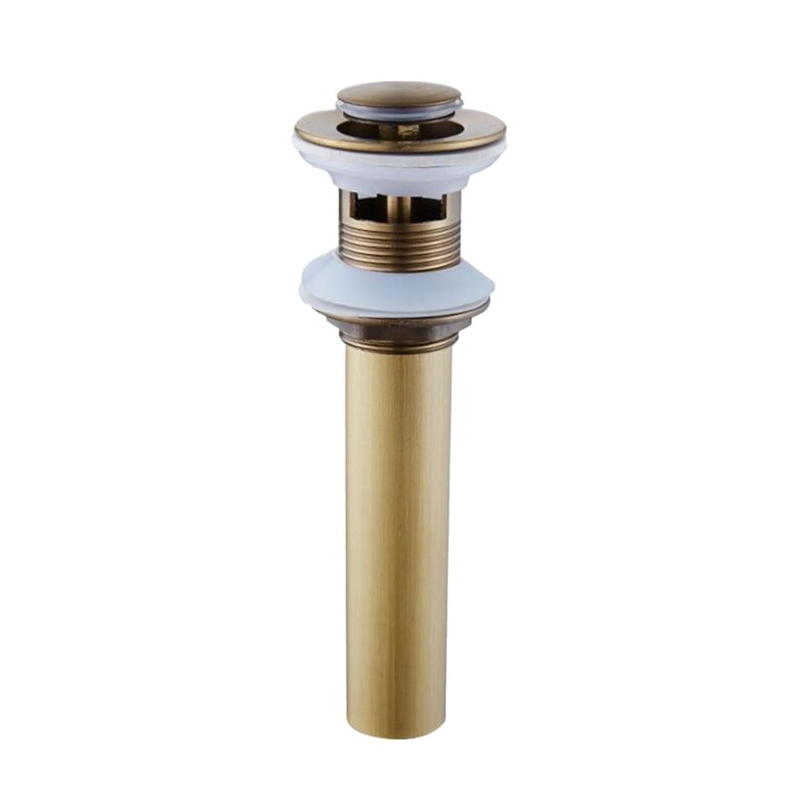 Pop Up Clack, Replacement Pop Up Sink Plug Clic Clac With Overflow Brass Copper Drain(Zr2002-2)