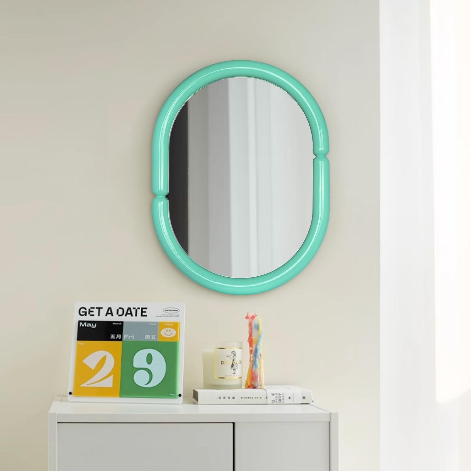 Amazon.com: Pop Bagel Shaped Wall Mirror High-end Mirror