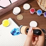 GLOBLELAND 43Pcs Mini Ink Blending Tool Set Ink Painting Mixing Tools with 42Pcs Replacement Refill Foam Pads for Blending Scrapbooking Painting Drawing Art Supplies Ink Tools - Image 3