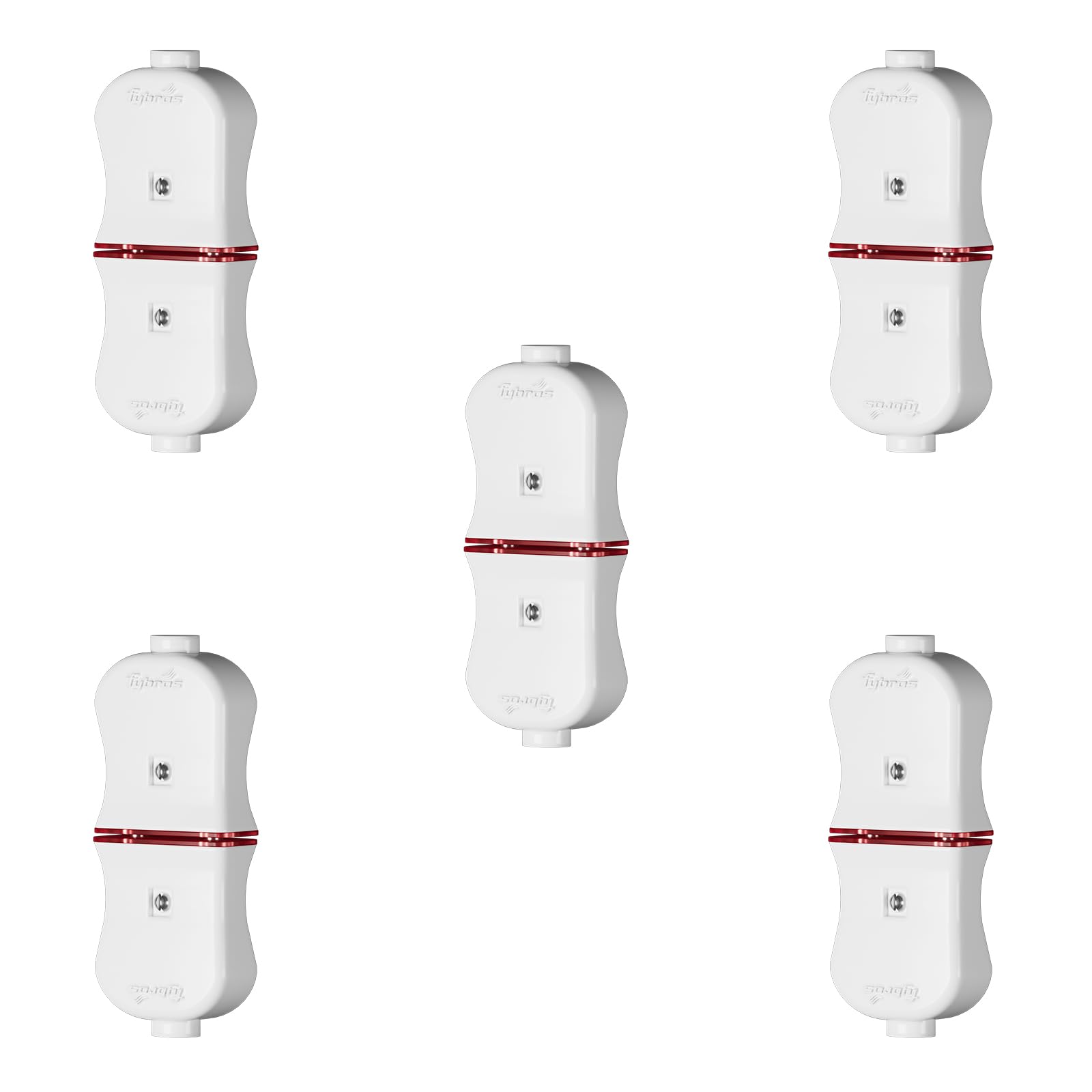 Fybros Adora 2-Pin Male-Female Adapter Plug Top, 6A / 220–240V — Pack of 5 — Made in India | Heavy Brass Pins | Secure Cord Grip-image-28