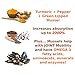 NutraPet Turmeric Dog Joint Supplement with Glucosamine Chondroitin - Tasty Hip and Joint Support Treats with Perna Mussel MSM - 90 Soft Chews
