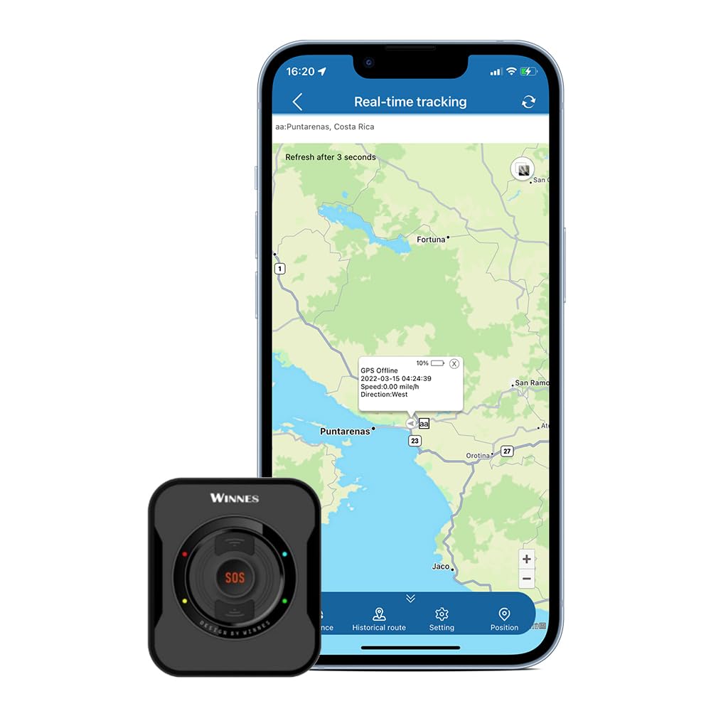Mini Localizzatore GPS, Micro GPS 4G con APP senza Abbonamento, Custodia Magnetica e Clip Back, Microchip Tracker GPS con Allarme SOS per Bambini Anziani Valigia