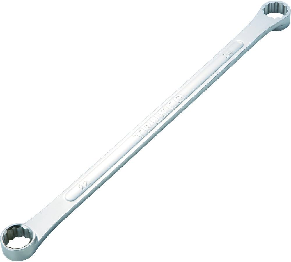 TRUSCO TLSM-1315 Extra Long Eyeglass Wrench (Straight), 0.5 x 0.6 inches (13 x 15 mm)