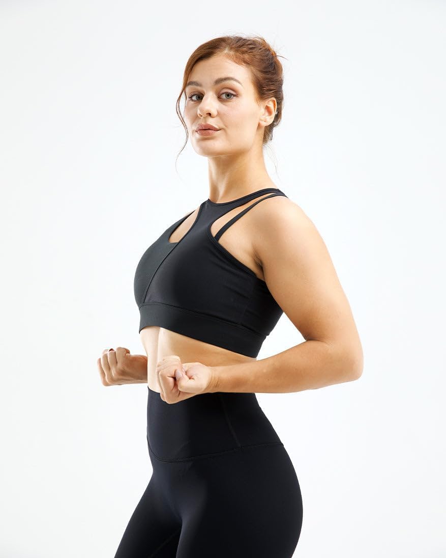 Women’s Z-Back Sports Bra - Medium Support Sports Bra for Workout & Training - Image 5