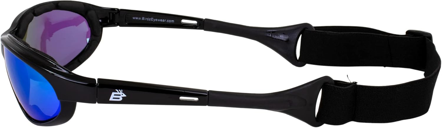 Miniatura 6 de Birdz Gafas de sol acolchadas para jetski, polarizadas, deportes, deportes acuáticos, navegación, pesca, para hombres o mujeres, 2 pares de montura
