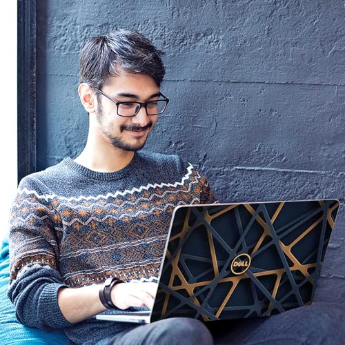 Image of DSGN 143 Full Body Laptop Skin Bubble-Free| Laminated| Removable| HD Quality Sticker for Laptops Upto 15.6 Inches Compatible with DELL