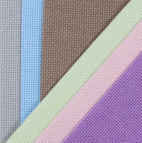 Image of KCS 6 pc of 12 inch x 18 inch (30cmx45cm) 18 Count Cotton Aida Cloth Cross Stitch Fabric (18CT-Q)