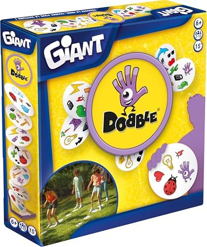 Asmodee - DOBBLE Giant - Jeu de Cartes Rapide et Amusant pour Enf...